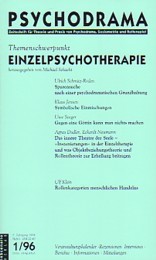 PSYCHODRAMA 16: Einzelpsychotherapie